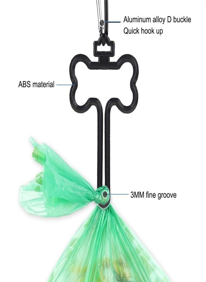 DONGKER 2 PCS Dog Poop Bag Holders,Hands-Free Pet Waste Bag Clips for Hold Waste Bag Poop Bags - Image 3